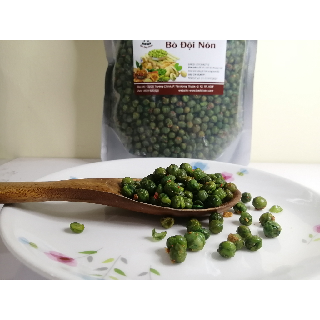 Đậu Hà Lan Tỏi Ớt BÒ ĐỘI NÓN 250G 500G 1Kg