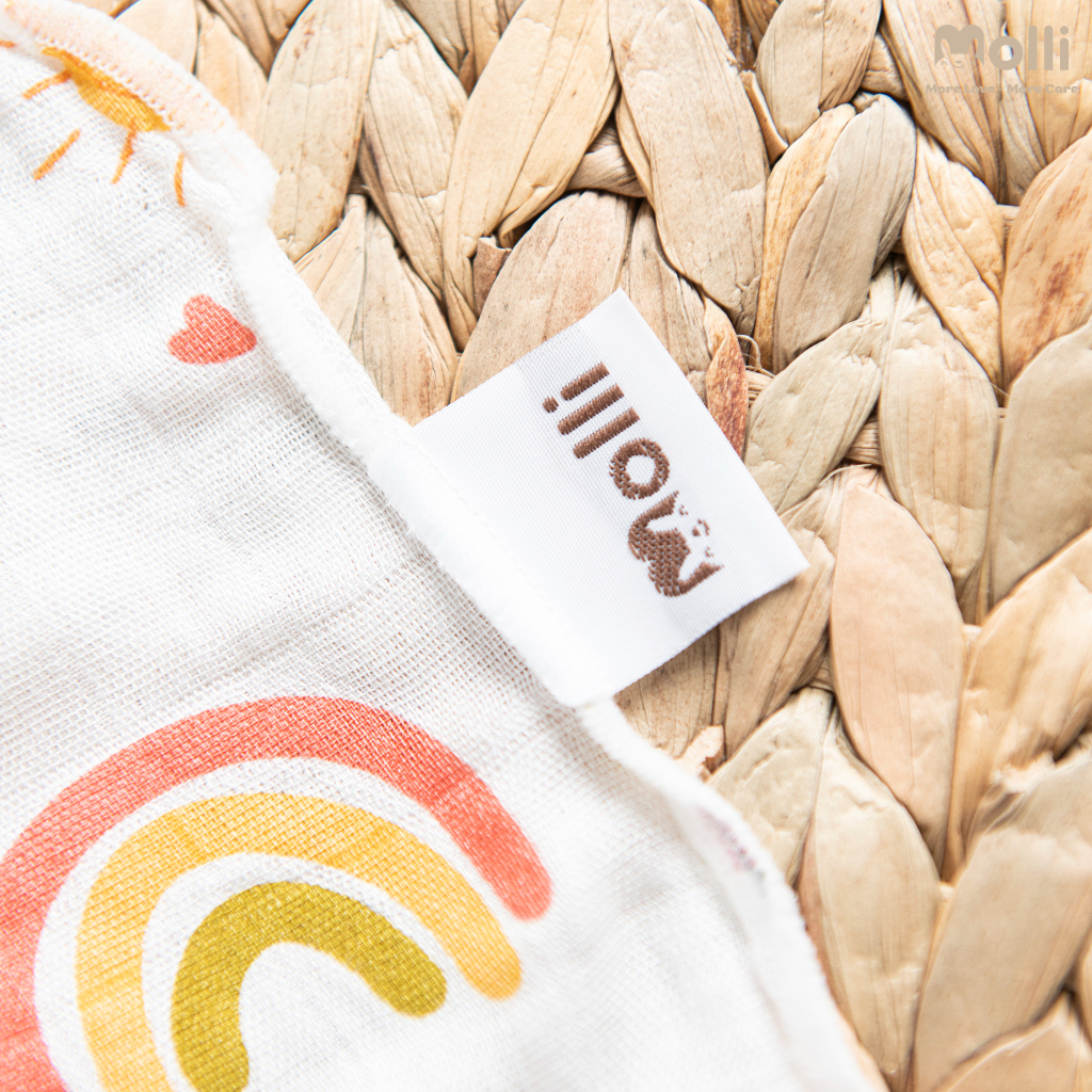 Set hộp 6 chiếc khăn sữa 100% sợi tre Premium Bamboo Molli