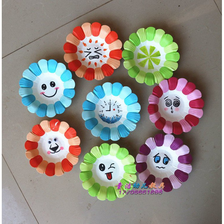 10 ĐĨA HOA GIẤY TRANG TRÍ THỦ CÔNG