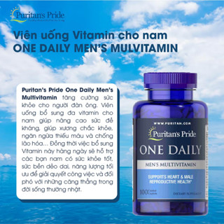 Vitamin tổng hợp dành cho nam Puritan s Pride One Daily Men s Multivitamin