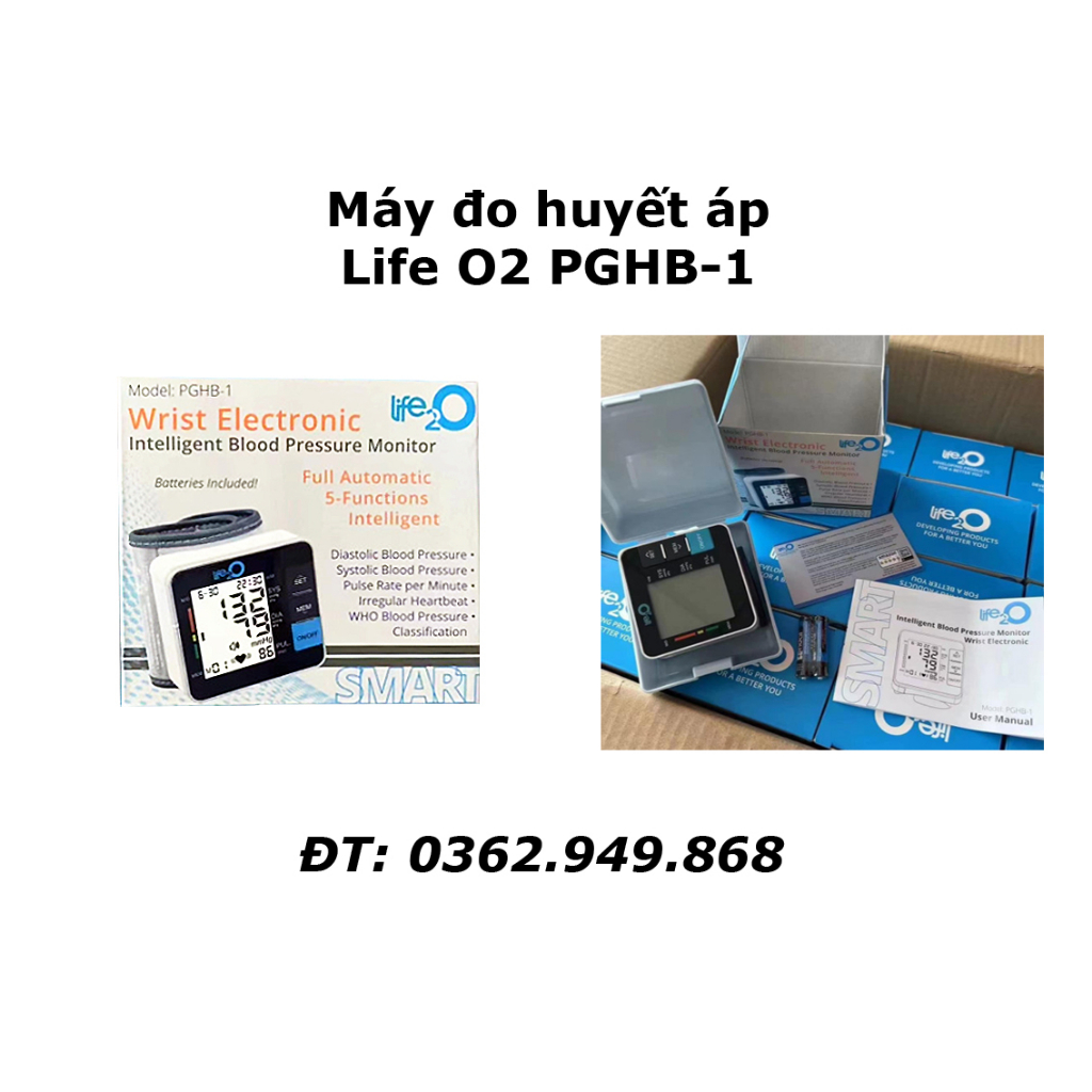 Máy đo huyết áp Life O2 PGHB-1
