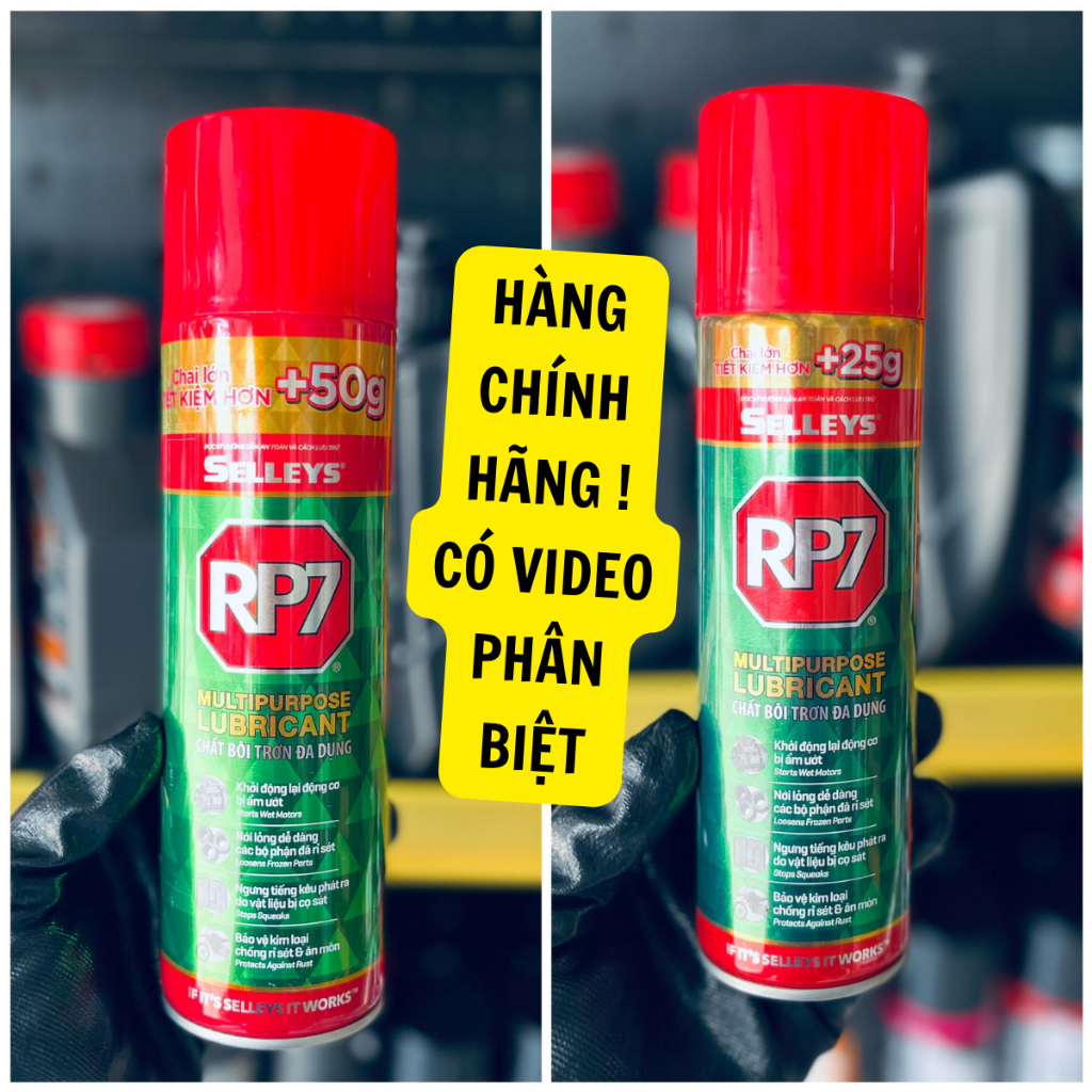 Chai Xịt RP7 Chính Hãng 175G 350G Chống Rỉ Sét, Xịt Bôi Trơn Và Bảo Vệ Thiết Bị