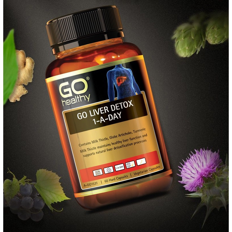 Viên uống giải độc gan GO healthy go liver detox 1-a-day (60 viên)