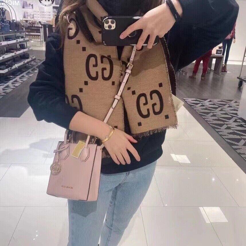 Michael Kors - Túi MK Mercer Extra-Small - Màu hồng đào