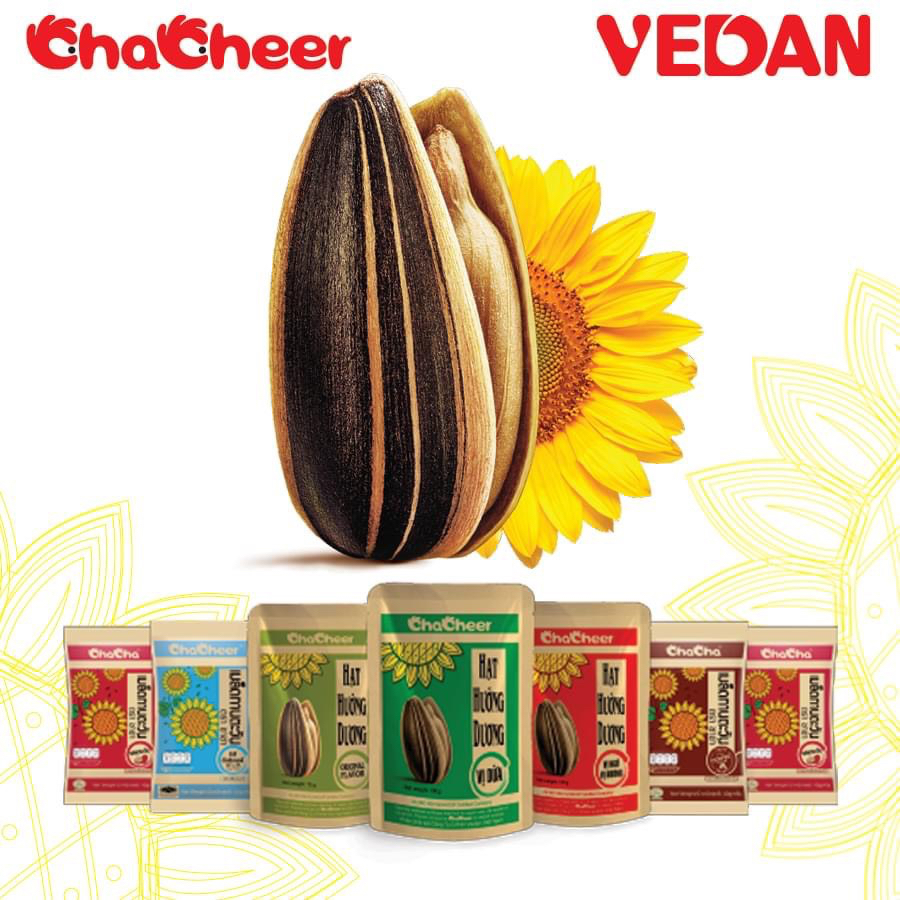 Combo 10 gói tặng 5 - Hạt Hướng Dương CHACHEER Nguyên Vị 130g