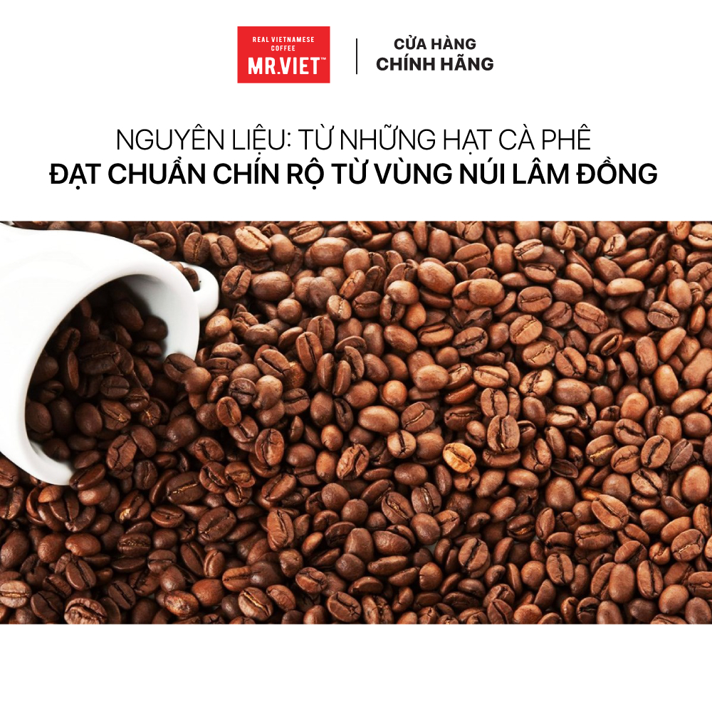Cà phê hòa tan, cà phê sữa đá, 3in1 - MR.VIET Coffee