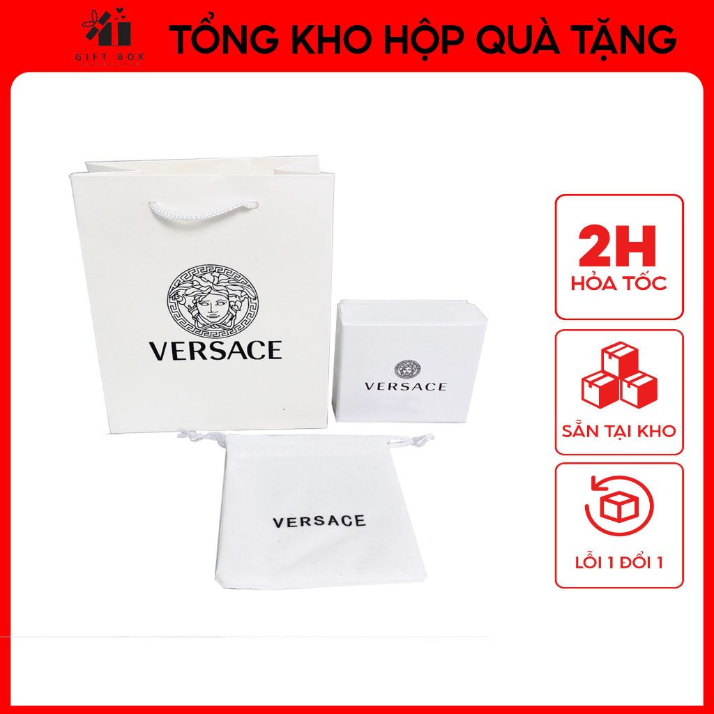Hộp Versace Đầy Đủ Hộp, Túi Xách, Phụ Kiện Đi Kèm Chuẩn Hãng