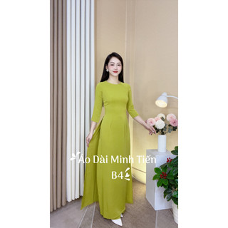 Áo Dài Lụa Mỹ Trơn Cao Cấp