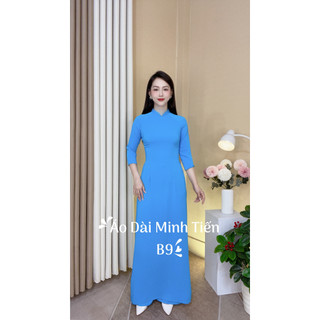 Áo Dài Lụa Mỹ Trơn Cao Cấp