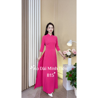 Áo Dài Lụa Mỹ Trơn Cao Cấp