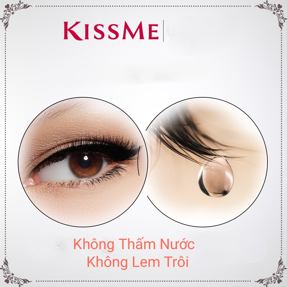 Mascara Kissme Heroine Siêu Chống Trôi ,Giúp Nâng Cong Và Dài Mi