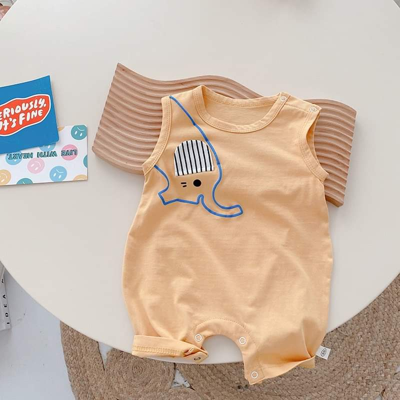 Bộ Body Cho Bé Xuất Dư - Cotton co giãn mềm mát