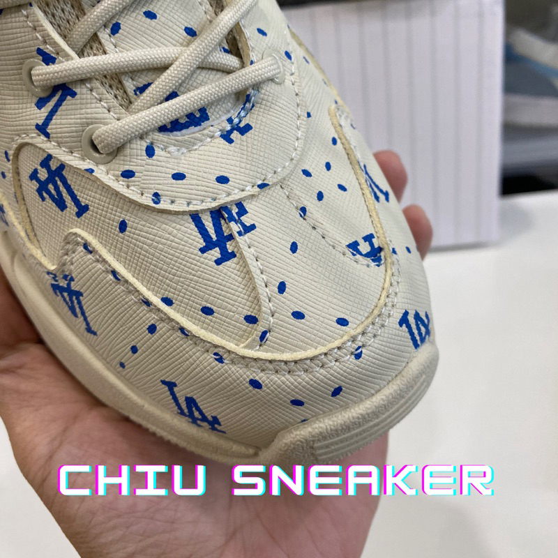 Giày Sneaker tăng chiều cao Mlb big ball LA phiên bản cao cấp giày sneaker Nam nữ giày tăng chiều cao