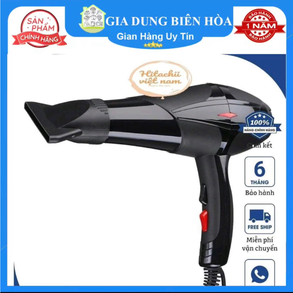 Máy Sấy Tóc 2 Chiều Nóng Lạnh 3500W, Máy Tạo Kiểu Chuyên Nghiệp, Giúp Làm Mượt Tóc - Bảo Hành 12 Tháng