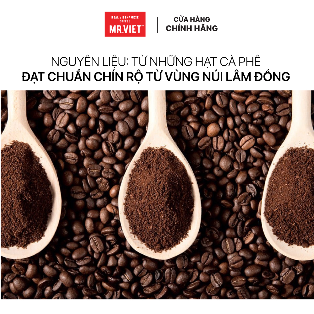 Cà phê hòa tan, cà phê đen Americano vị đậm đà - MR.VIET Coffee