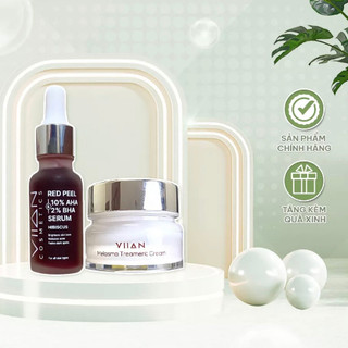 Combo peel da và kem nám melasma viian