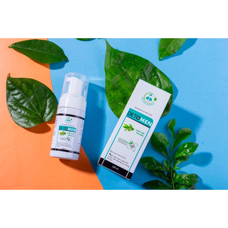 Combo dung dịch vệ sinh tạo bọt nam detomen,hết viêm ngứa,sạch hạt ngọc.thơm mát