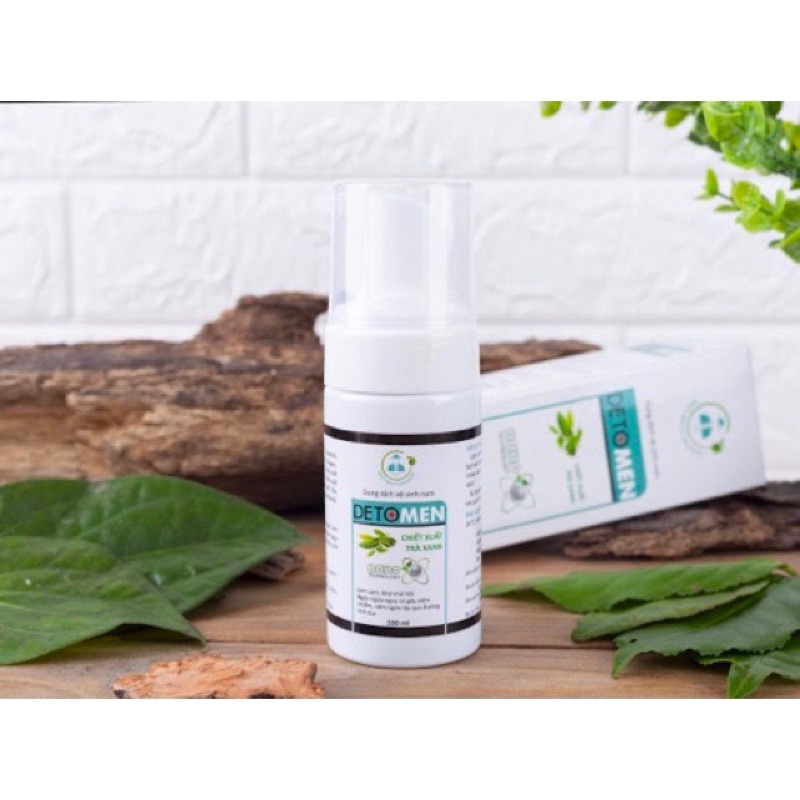 Combo dung dịch vệ sinh tạo bọt nam detomen,hết viêm ngứa,sạch hạt ngọc.thơm mát