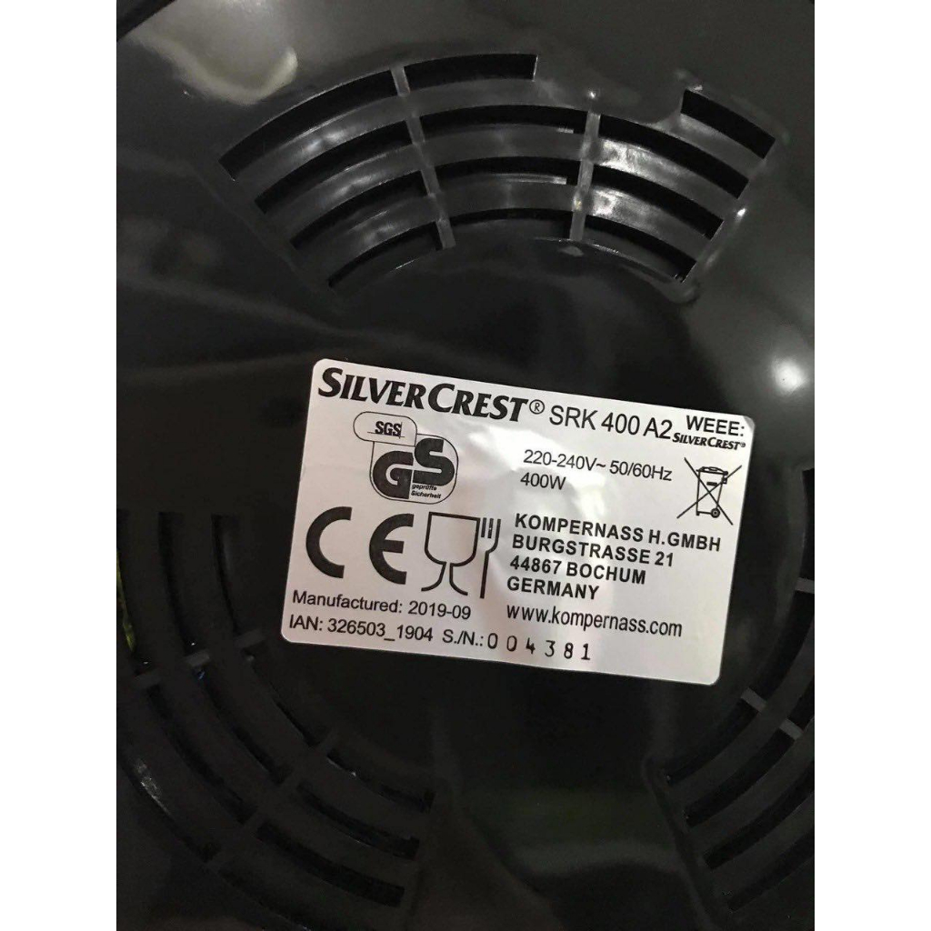 NỒI CƠM ĐIỆN SILVERCREST 1L ,BẢO HÀNH 12 THÁNG