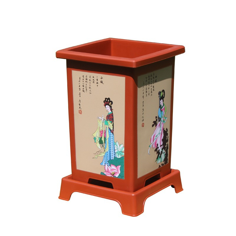 CHẬU TRỒNG BONSAI Giả Gốm, CHẬU TRỒNG CÂY BONSAI NHỰA MINI CHẬU TRỒNG HOA TIỂU CẢNH ĐỂ BÀN.