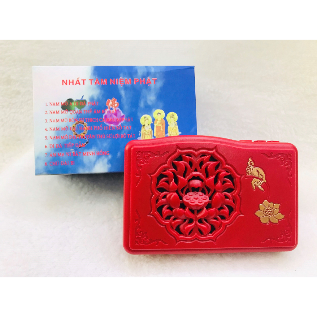 Máy Niệm Phật Hoa Sen 8 Bài - Máy Niệm A Di Đà 8 Bài, Máy Niệm Phật 8 Bài