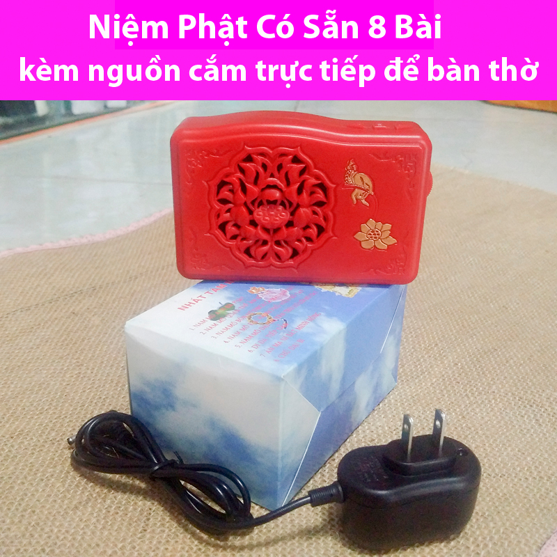Máy Niệm Phật Hoa Sen 8 Bài - Máy Niệm A Di Đà 8 Bài, Máy Niệm Phật 8 Bài
