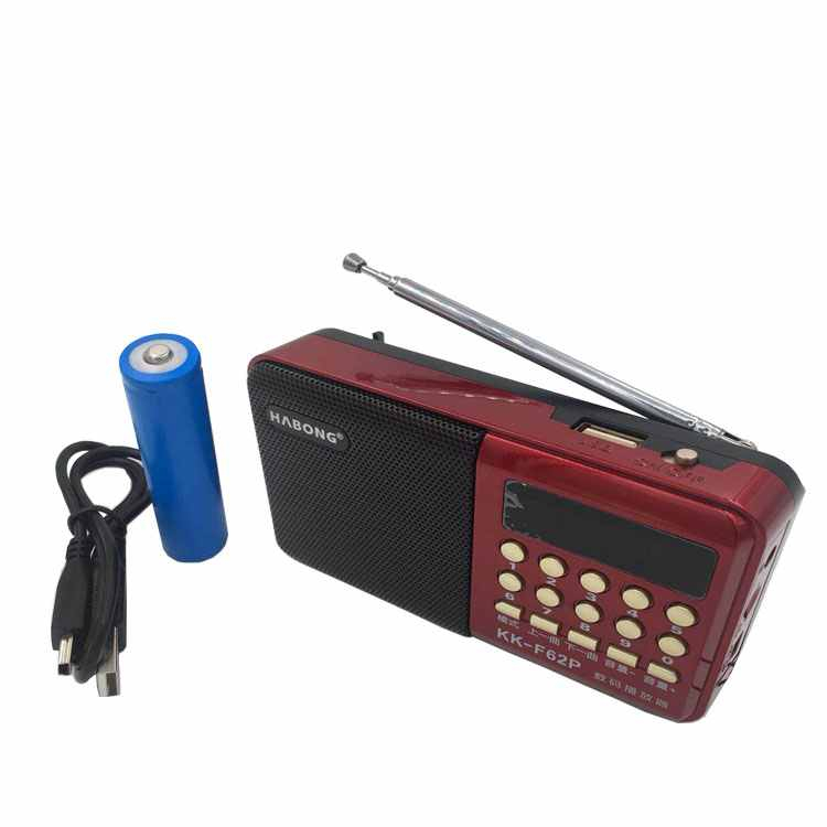 Máy Nghe Nhạc, mini MP3 FM Radio KK-F26P, L-62 / LOA CẮM THẺ, USB KK-F26P, L-62