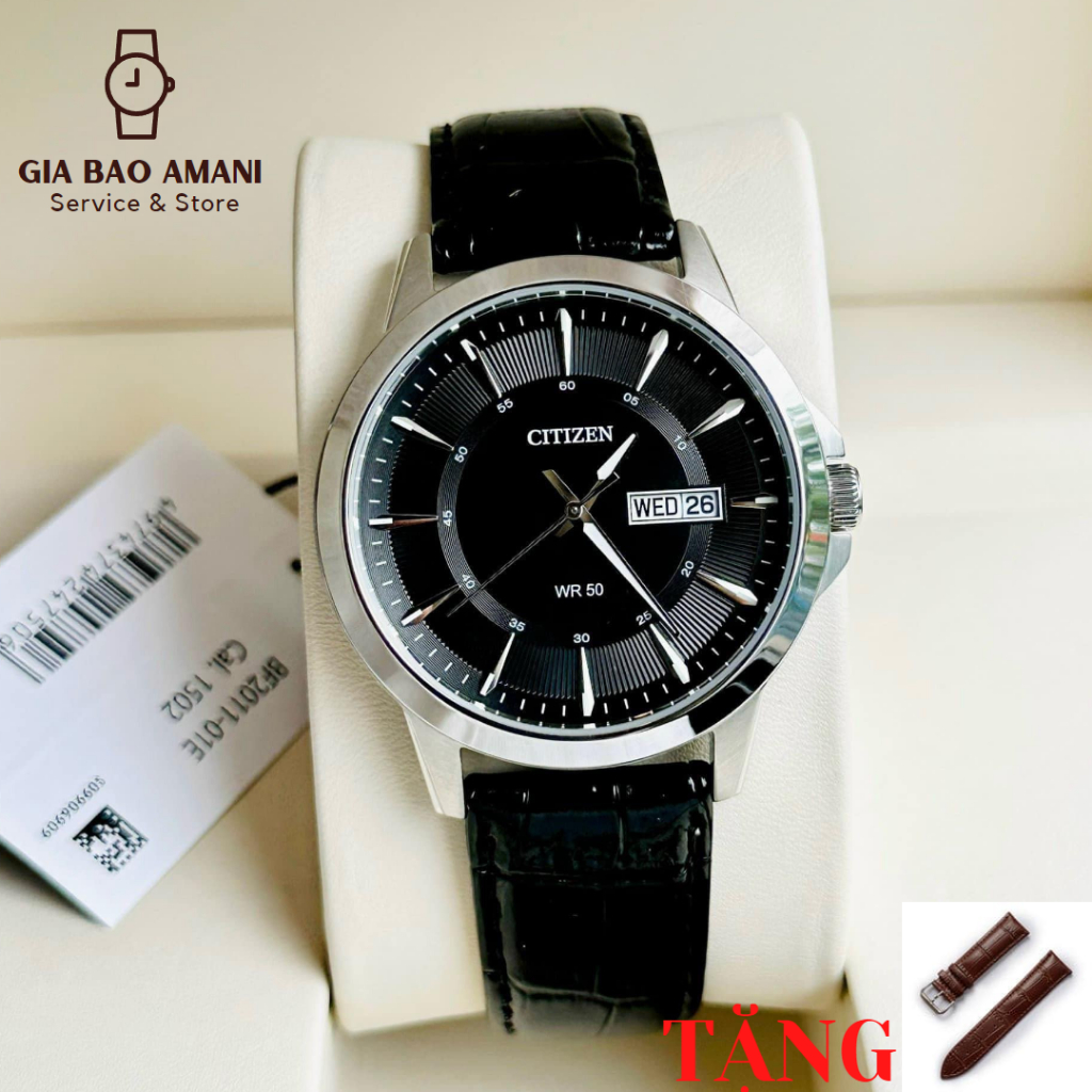 Đồng Hồ Nam CITIZEN BF2011-01E Chính Hãng Tặng Kèm Dây Da Cao Cấp