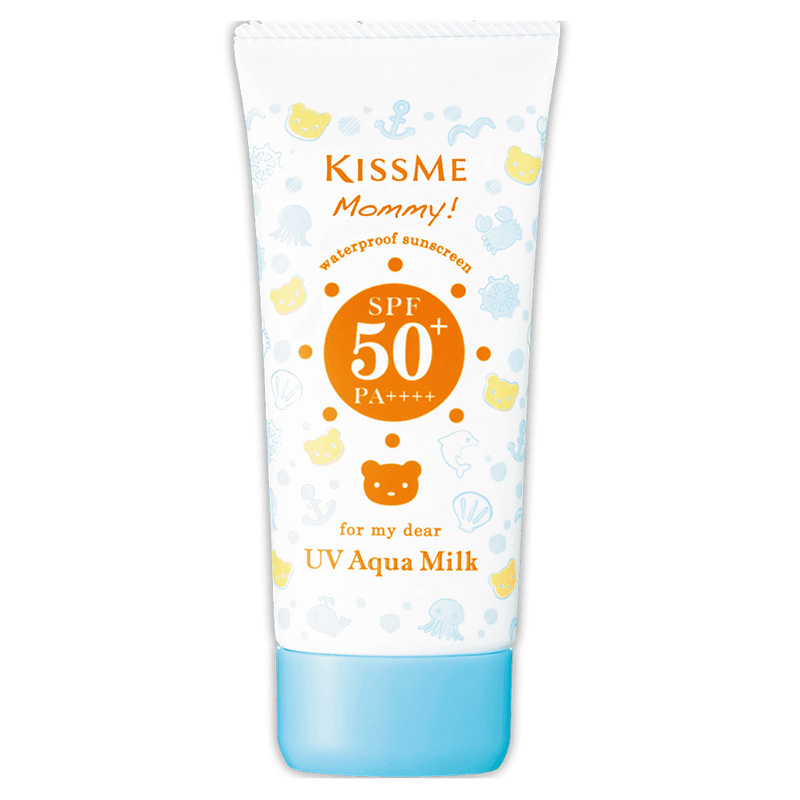 Sữa Chống Nắng Kissme Cho Bé Từ 6 Tháng Tuổi 50g Mommy UV Aqua Milk