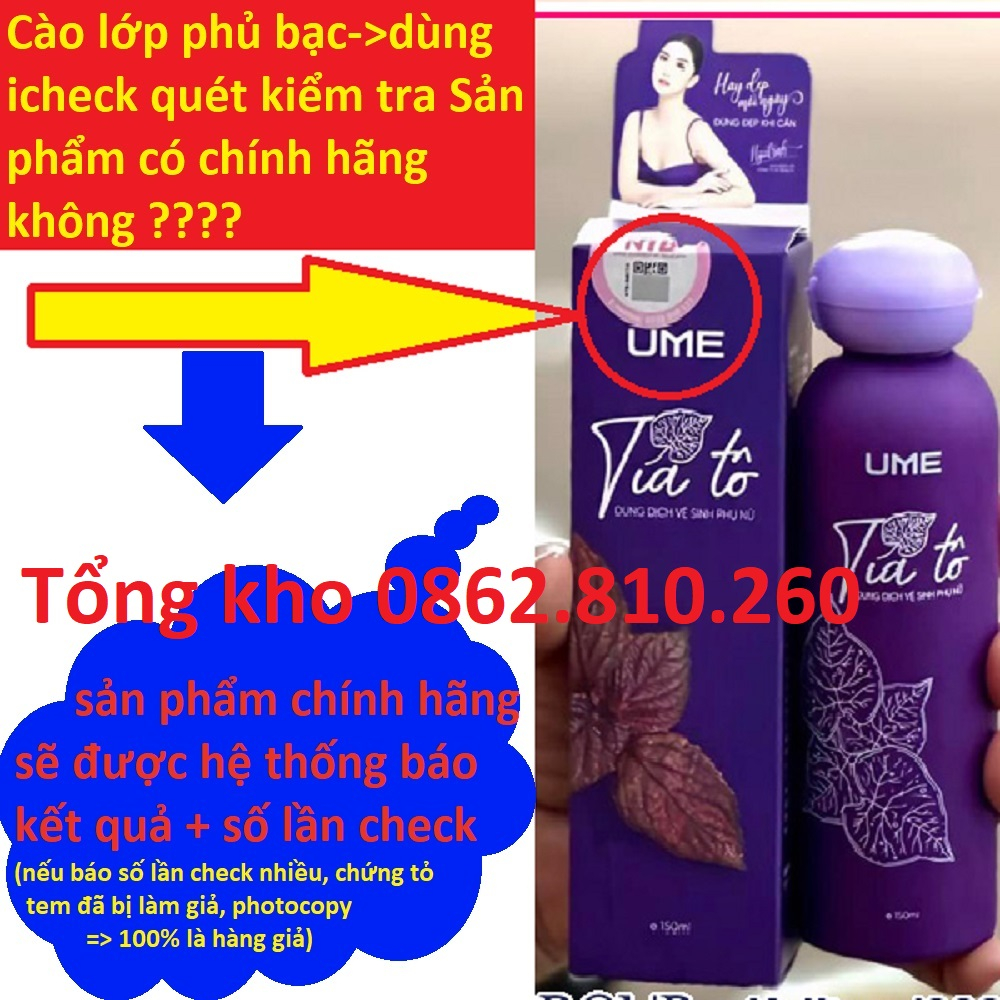 Dung dịch vệ sinh phụ nữ tía tô ume ngọc trinh 150ML, se khít làm sạch và hồng cô bé hương nước hoa thơm tự nhiên