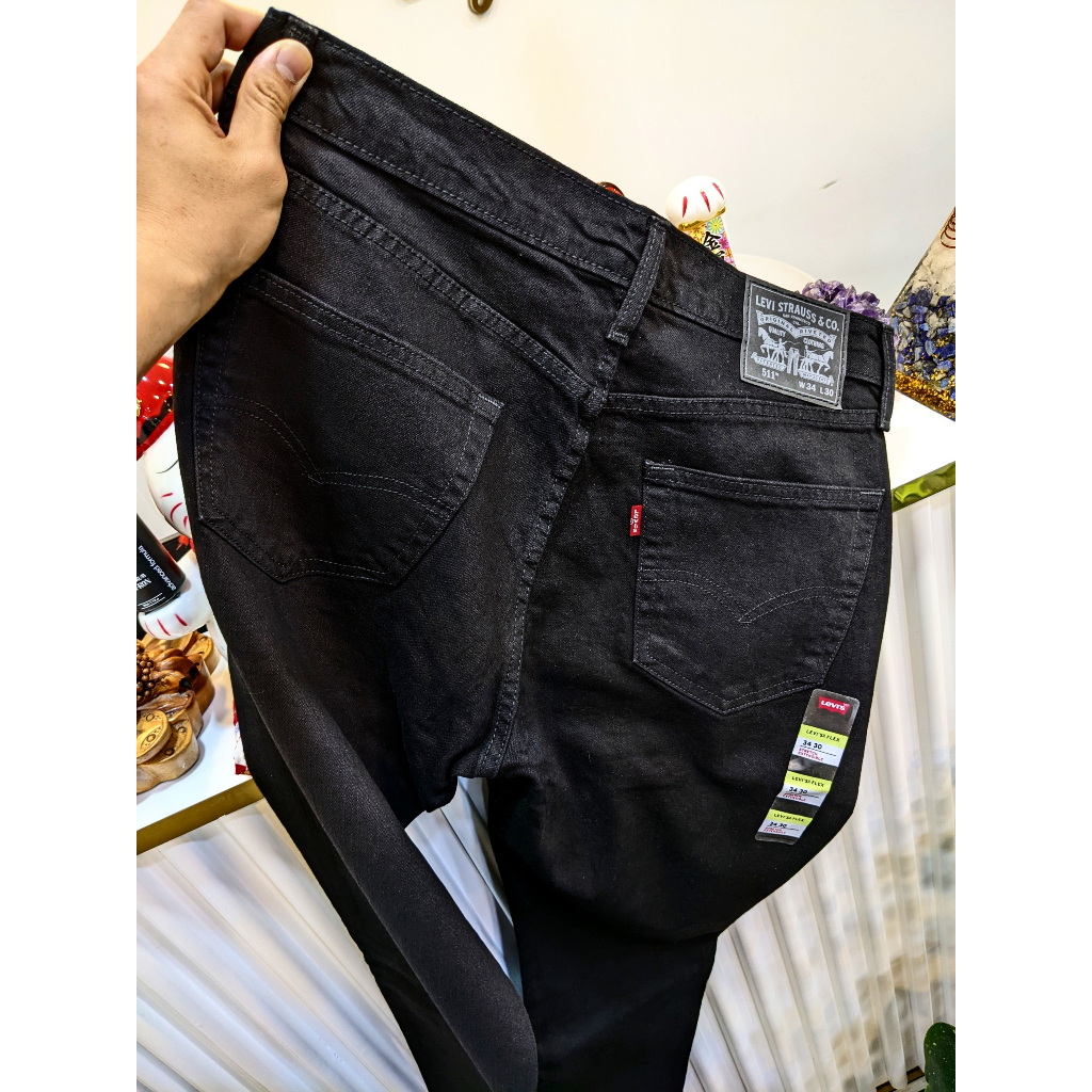 Quần jeans levis nam màu đen