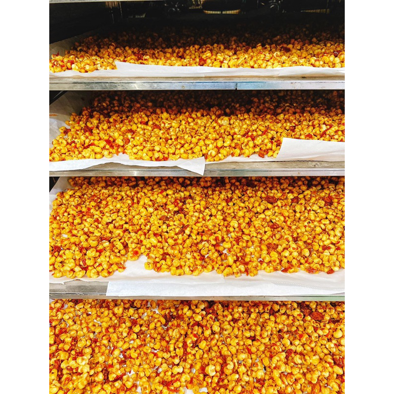 BẮP SẤY KHÔ BÒ LÁ CHANH