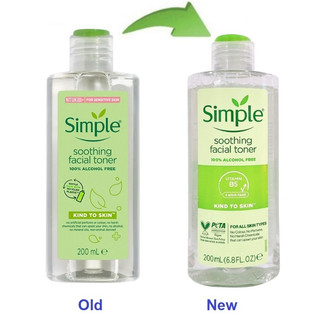 Combo 3 Sản Phẩm Dưỡng Da Simple (Sữa rửa mặt + Tẩy trang + Toner)