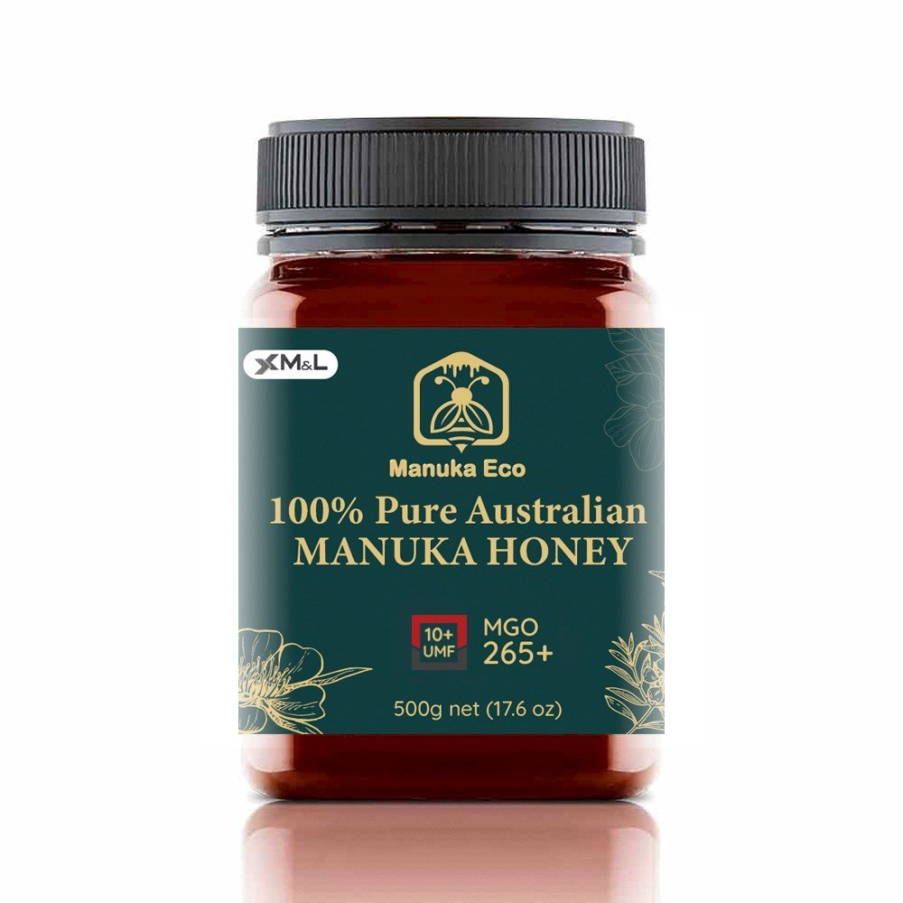 Mật Ong Manuka Eco MGO 265+ UMF 10+, 500gram, 100% nguyên chất hoàn toàn tự nhiên, nhập khẩu chính hãng từ Úc