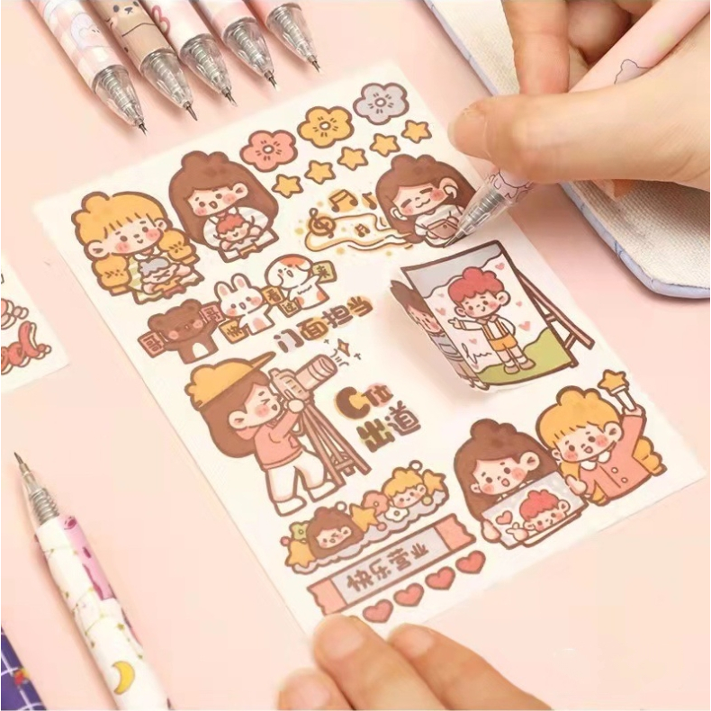 Dao trổ dạng bút tỉa sticker washi nhỏ gọn dễ thương làm đồ thủ công, DIY