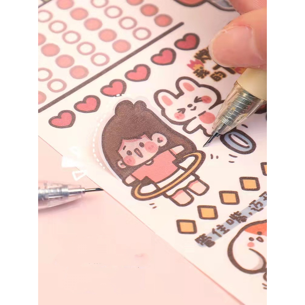 Dao trổ dạng bút tỉa sticker washi nhỏ gọn dễ thương làm đồ thủ công, DIY