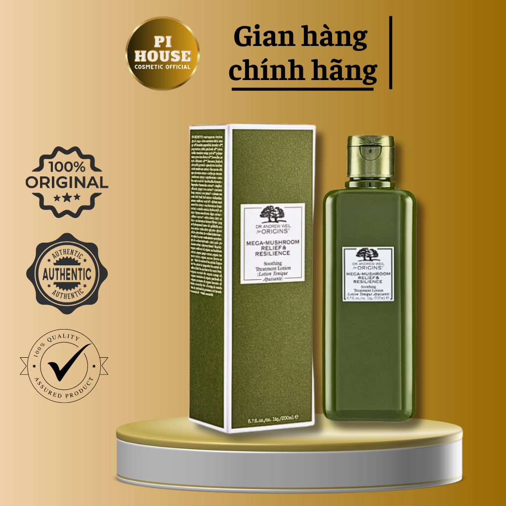 Toner Nấm Origins Dr Andrew Weil Mega Mushroom nước cân bằng cấp ẩm phục hồi da 200ml