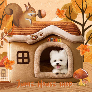 [HOẢ TỐC] Nhà nệm ngủ ngôi nhà bông siêu to cho chó mèo