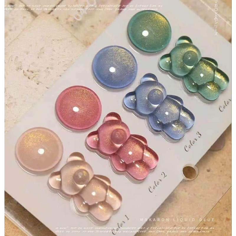 Set thạch nhũ 4 màu milan tặng luôn bản màu sơn sẵn💅💅💅