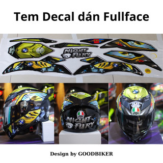 Tem  BMW dán Mũ Bảo hiểm Fullface