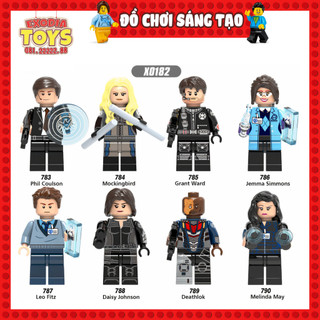Xếp hình Minifigure Nhân vật đội đặc nhiệm SHIELD : Agents of SHIELD - Đồ Chơi Lắp Ghép Sáng Tạo - XINH X0182
