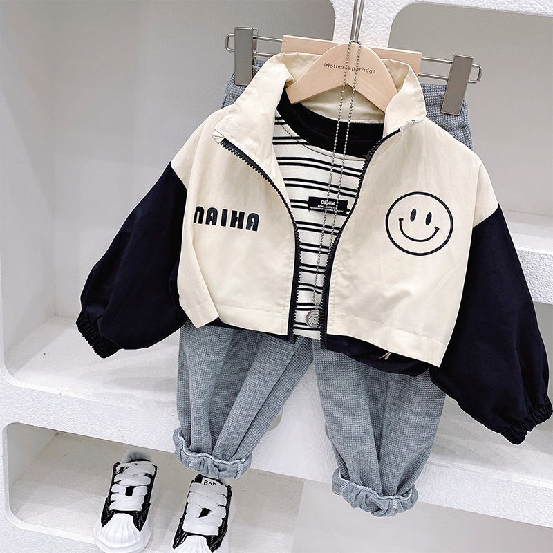 Áo khoác gió Smile chống nước cho bé