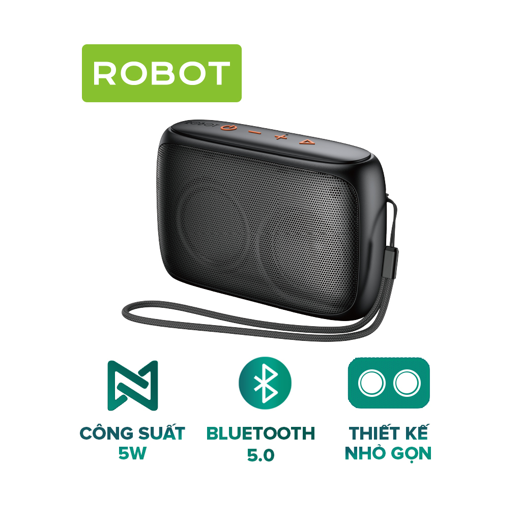 Loa Bluetooth Mini ROBOT RB110 Công Suất 5W Hỗ Trợ Kết Nối USB/Thẻ Nhớ