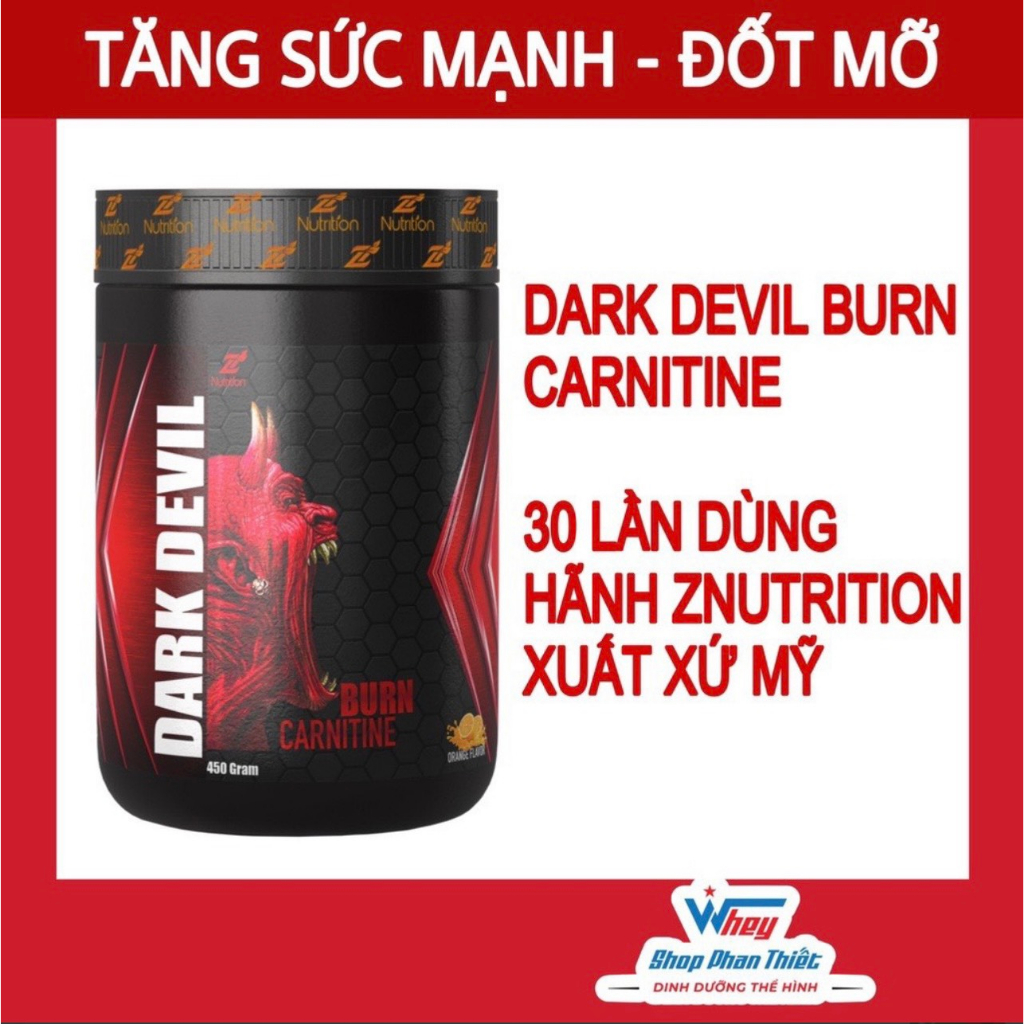 DARK DEVIL BURN CARNITINE ZNUTRITION - 30SV -WSPT