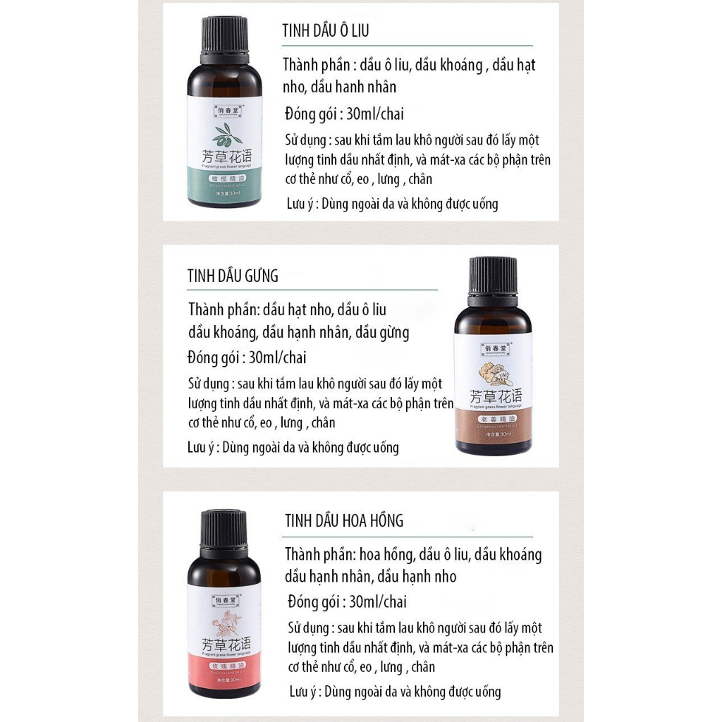 Tinh dầu massa chuyên dụng dành cho các quá trình massa chuyển sâu khi sử dụng máy massa sẽ giúp bạn thẩm thấu nhanh hơn