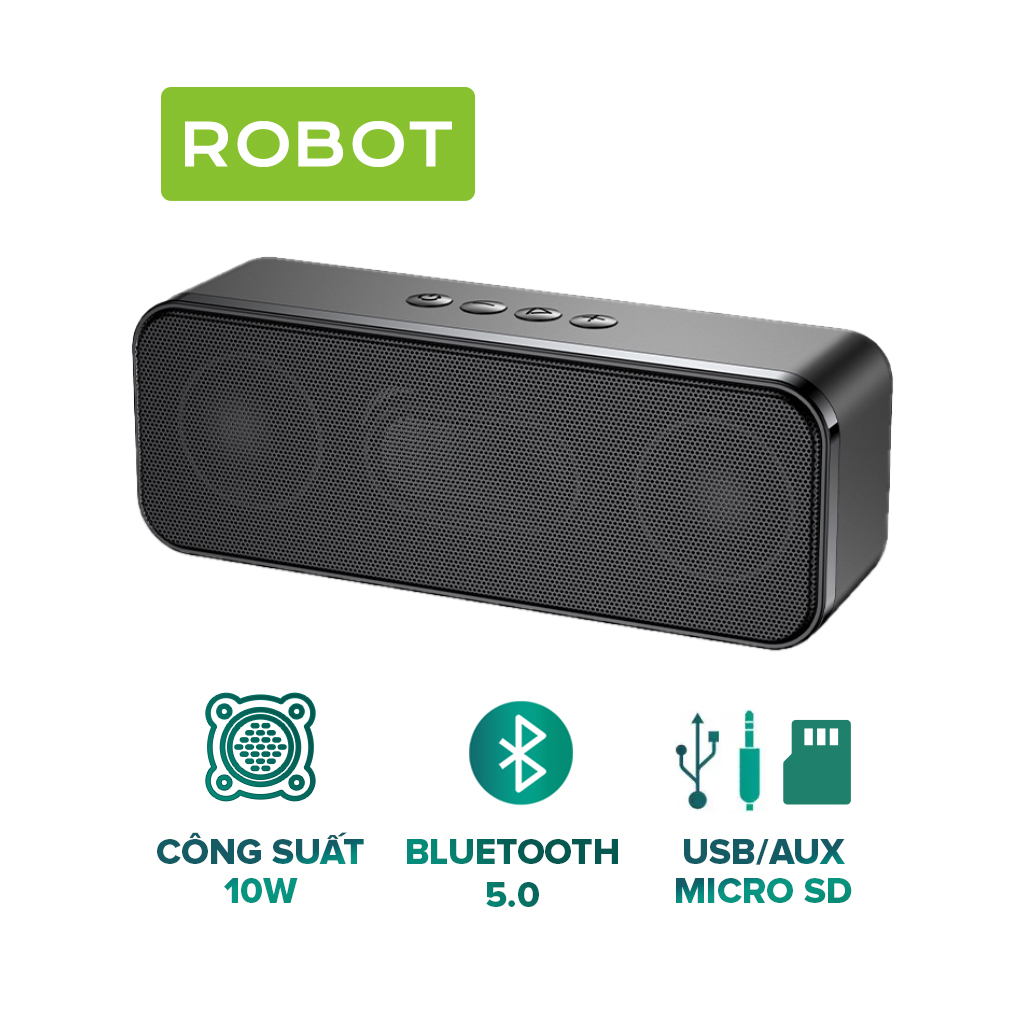 Loa Bluetooth ROBOT RB520 Công Suất 10W 1200mAh Super Bass Stereo Original