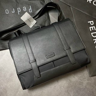 TÚI Pedro Rainier Messenger Bag - Black