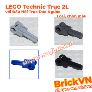 [1 Cái, Chọn Màu] LEGO Technic Trục Then Cài 2L với Đầu Nối Trục Đảo Ngược ID 6553