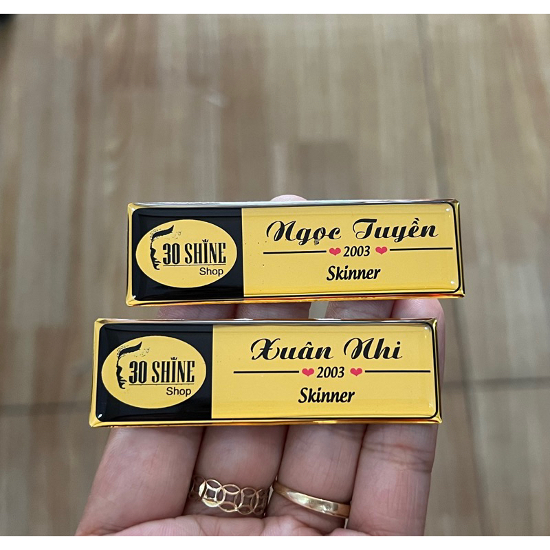 Bảng Tên 30SHINE - Vui lòng gửi tên cho shop