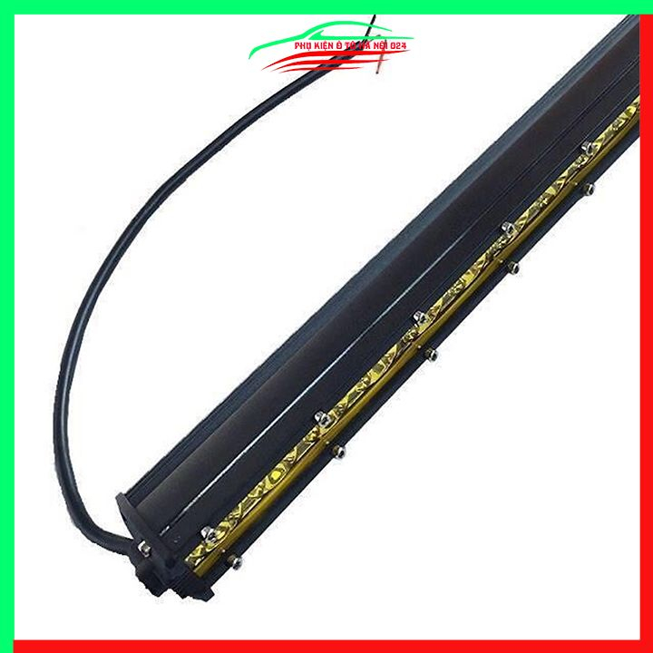 Led bar trợ sáng 50cm 1 hàng -18 bóng dài dành cho ô tô ánh sáng trắng
